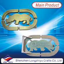 Custom Made Metal Commemorative Bull Bronze Buckles for Belts Dealers in Shenzhen (LZY201300002)